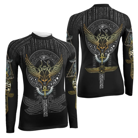 Pharaoh Sigil Women's Long Sleeve Rash Guard