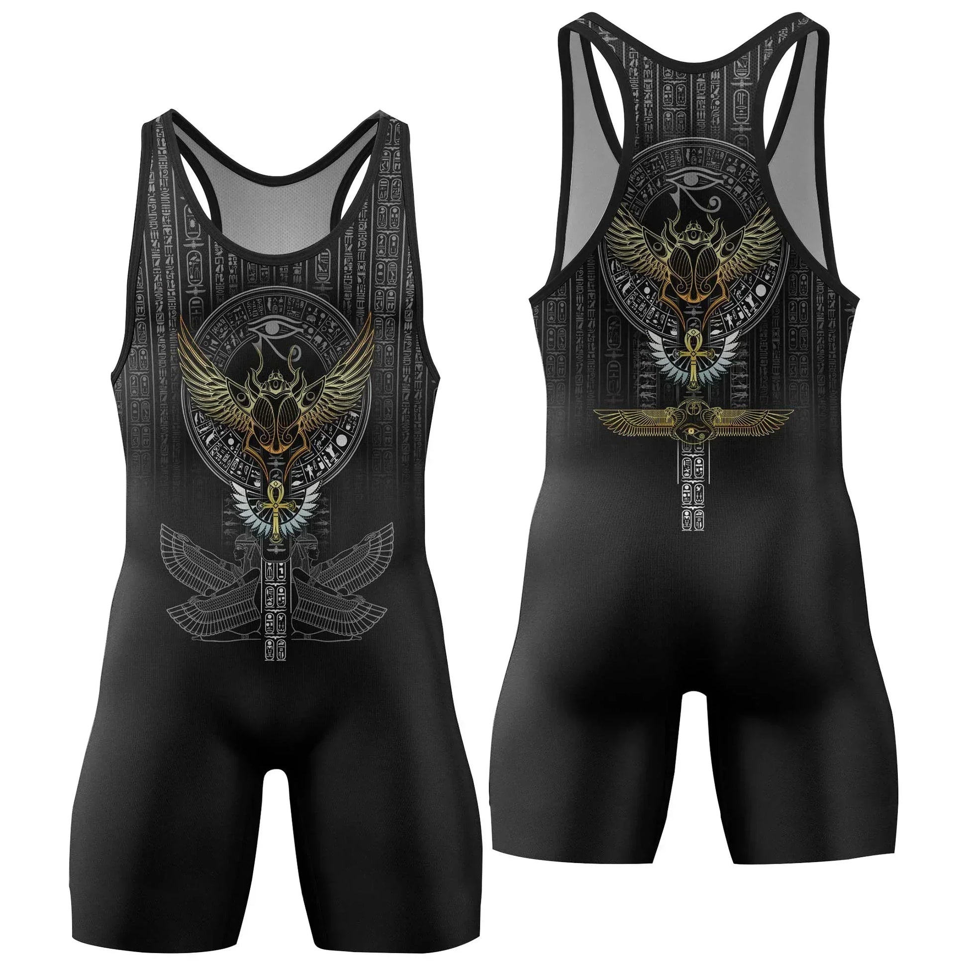 Pharaoh Sigil Wrestling Singlets