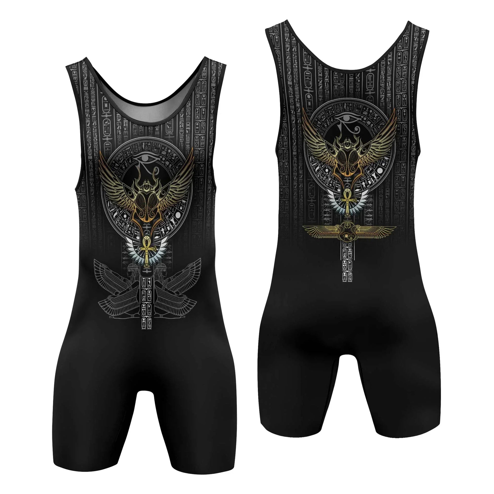 Pharaoh Sigil Wrestling Singlets