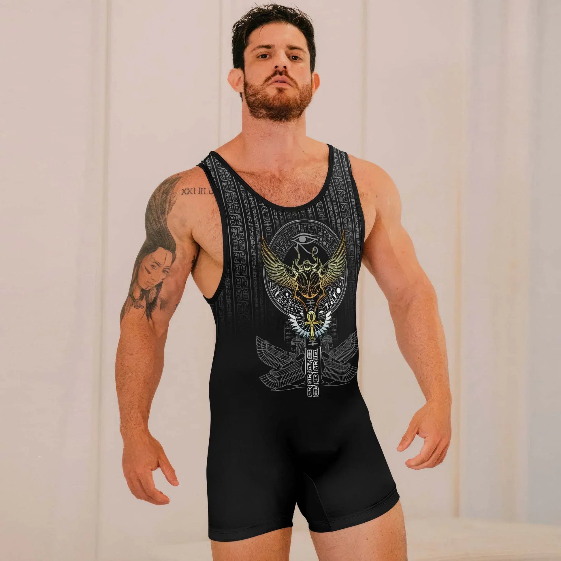Pharaoh Sigil Wrestling Singlets