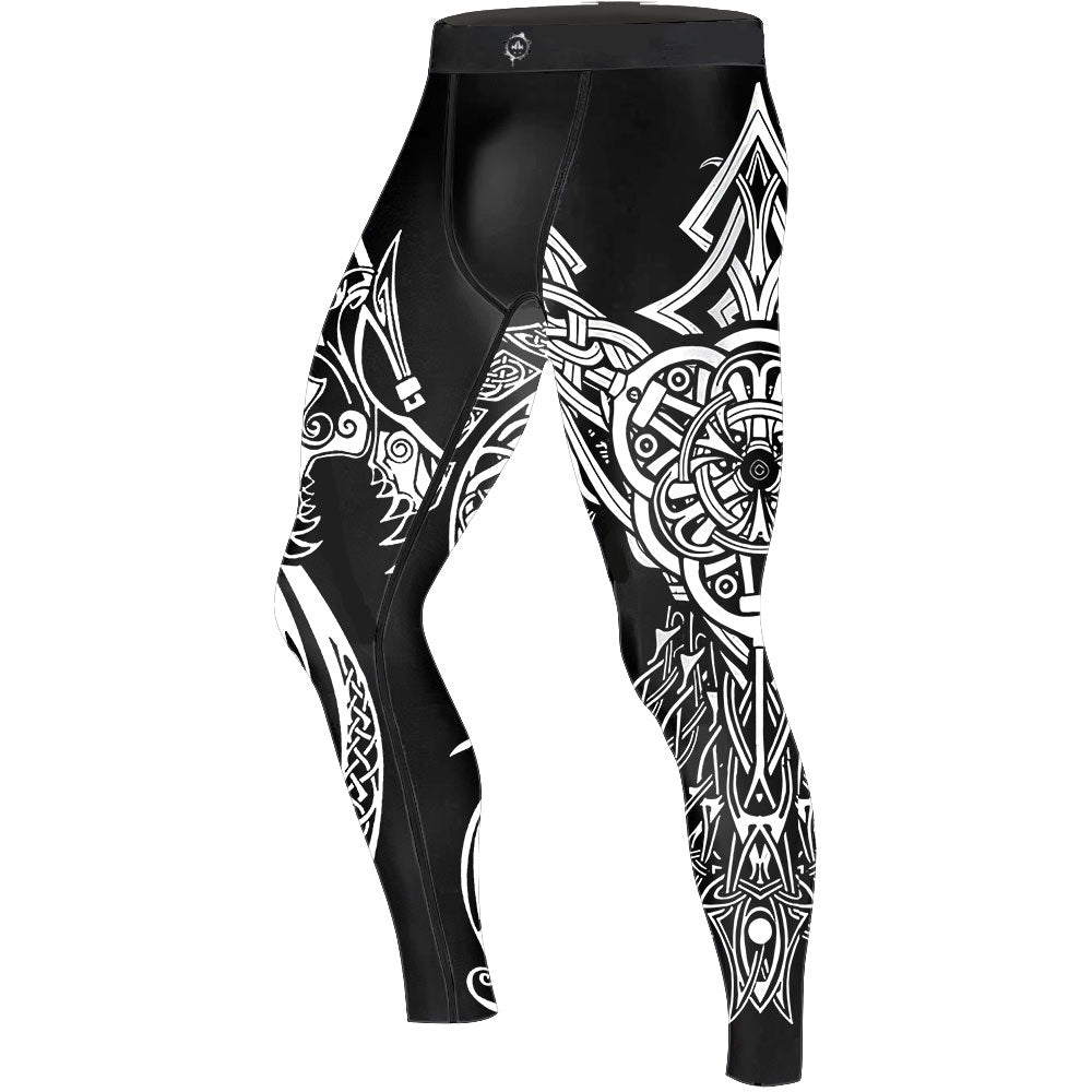 Phoenix Bird Men's Compression Leggings - BattleFitGear