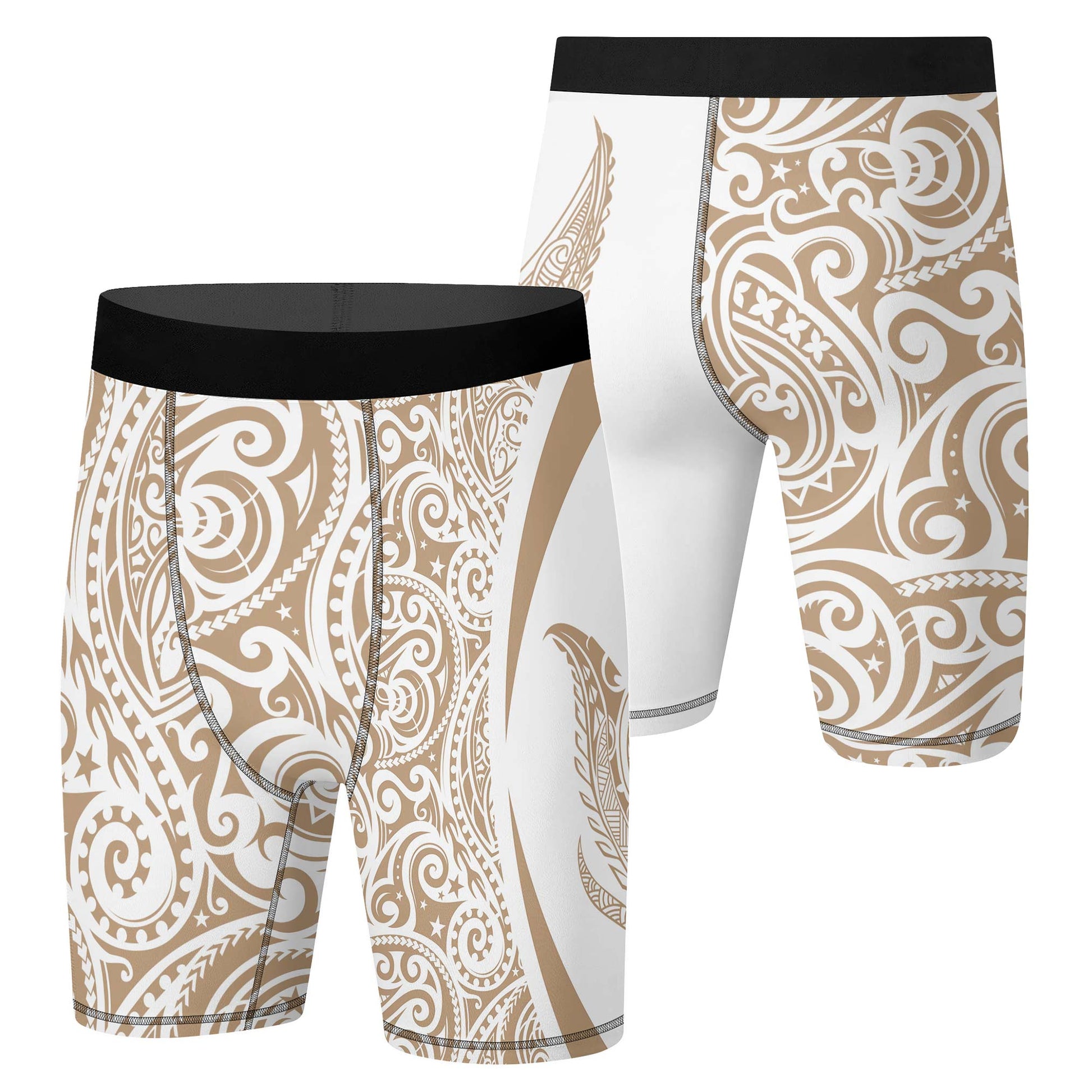 Polynesian Tattoo Compression Shorts