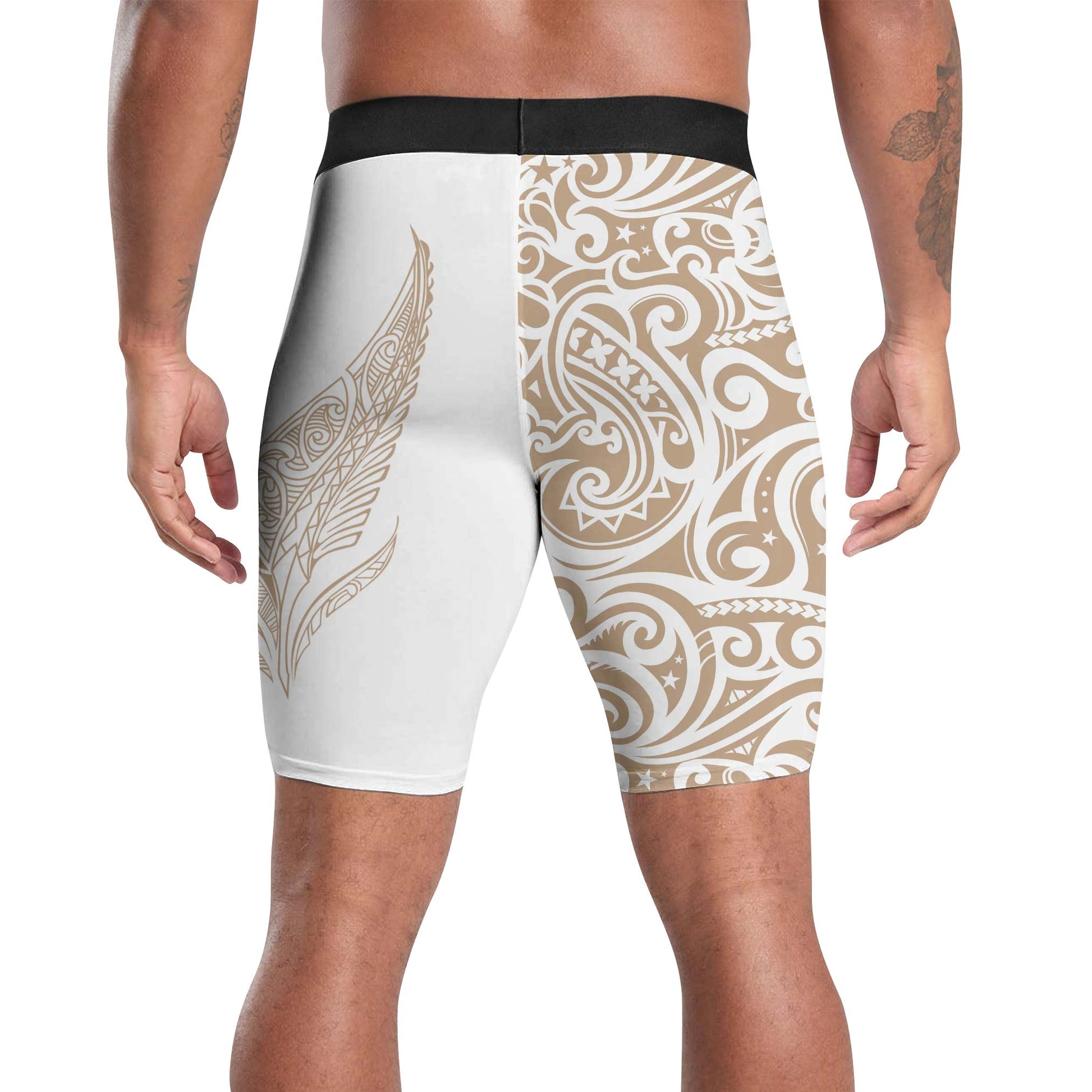 Polynesian Tattoo Compression Shorts