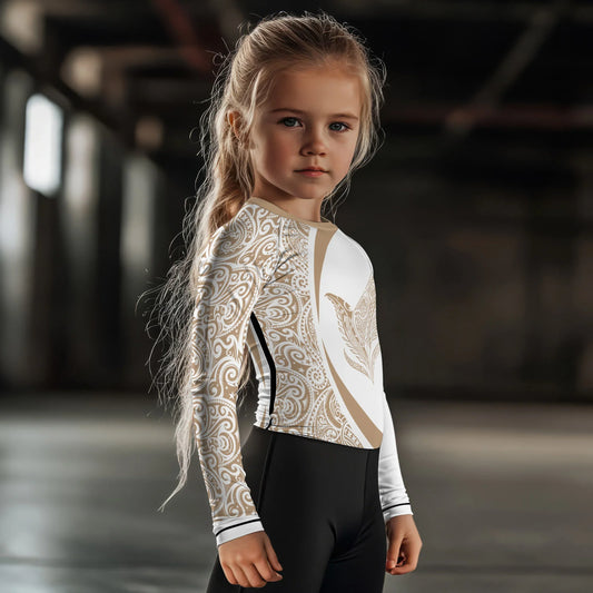 Polynesian Tattoo Kids Rash Guard