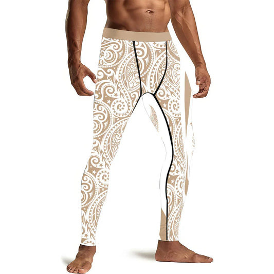 Polynesian Tattoo Men's Compression Leggings