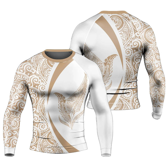 Polynesian Tattoo Men's Long Sleeve Rash Guard