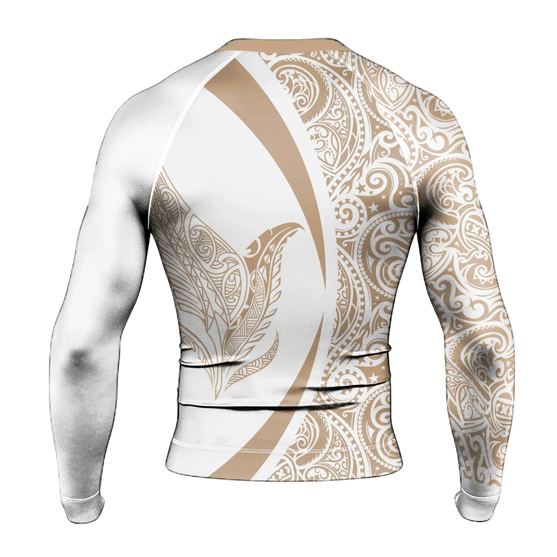 Polynesian Tattoo Men's Long Sleeve Rash Guard