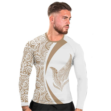 Polynesian Tattoo Men's Long Sleeve Rash Guard