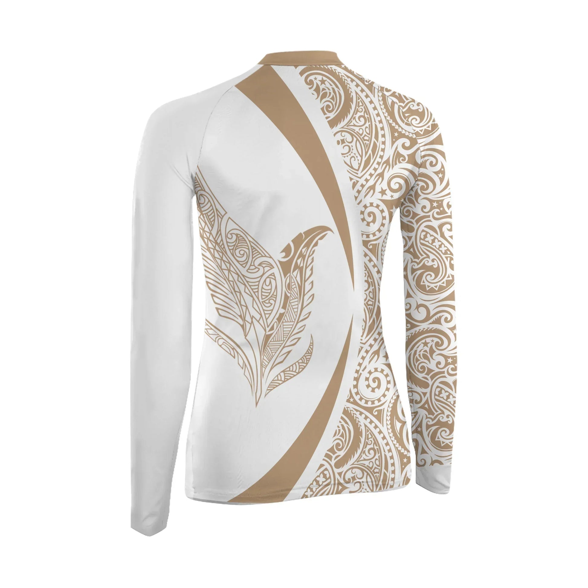 Polynesian Tattoo Women's Long Sleeve Rash Guard