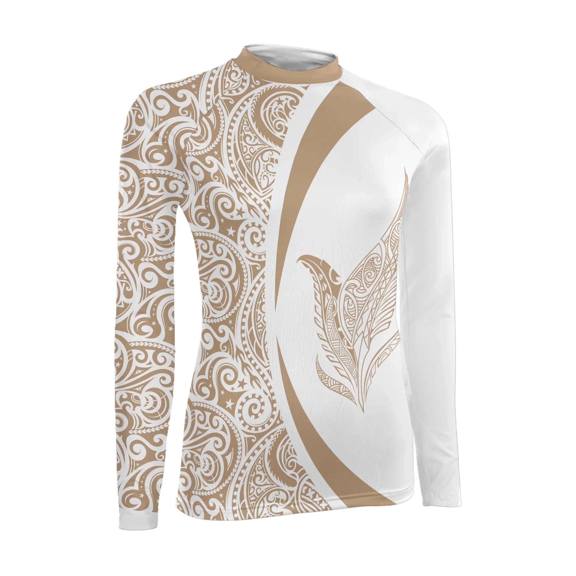 Polynesian Tattoo Women's Long Sleeve Rash Guard