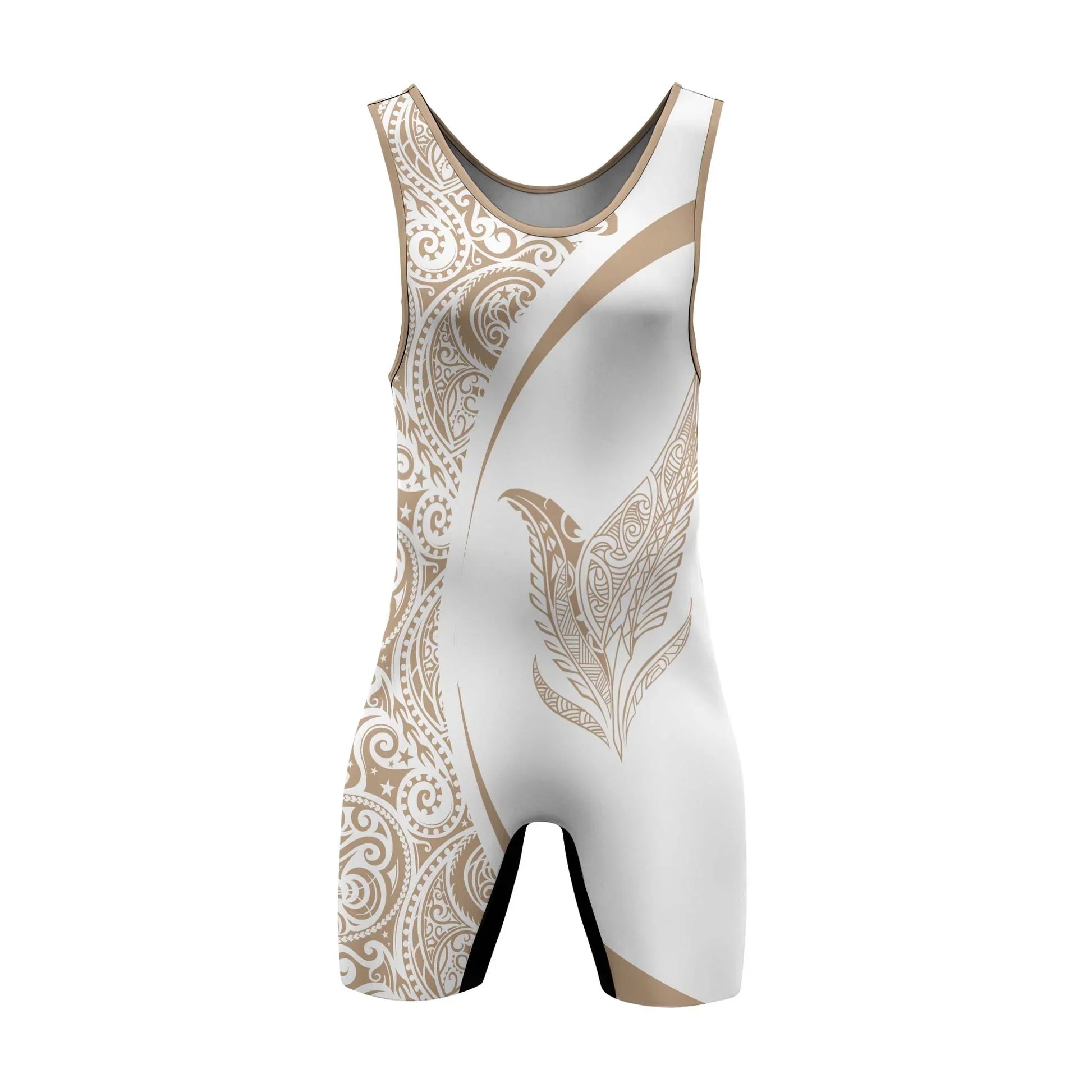 Polynesian Tattoo Wrestling Singlets