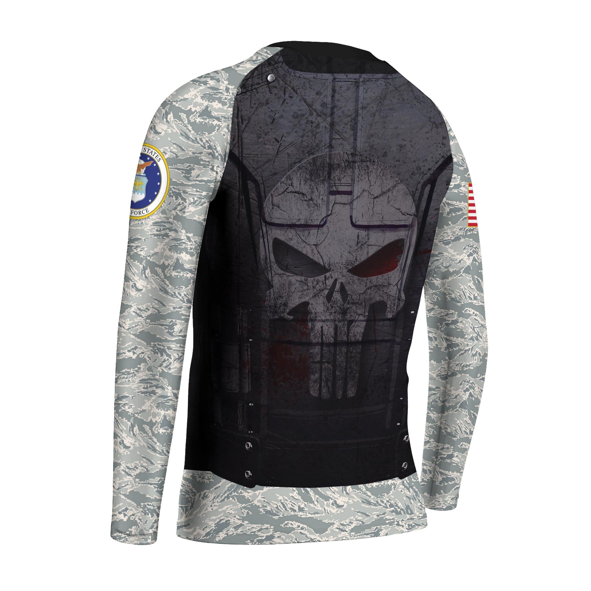 Punisher US Air Force Kids Rash Guard