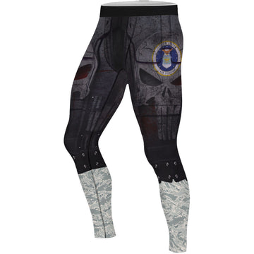 Punisher US Air Force Men's Compression Leggings