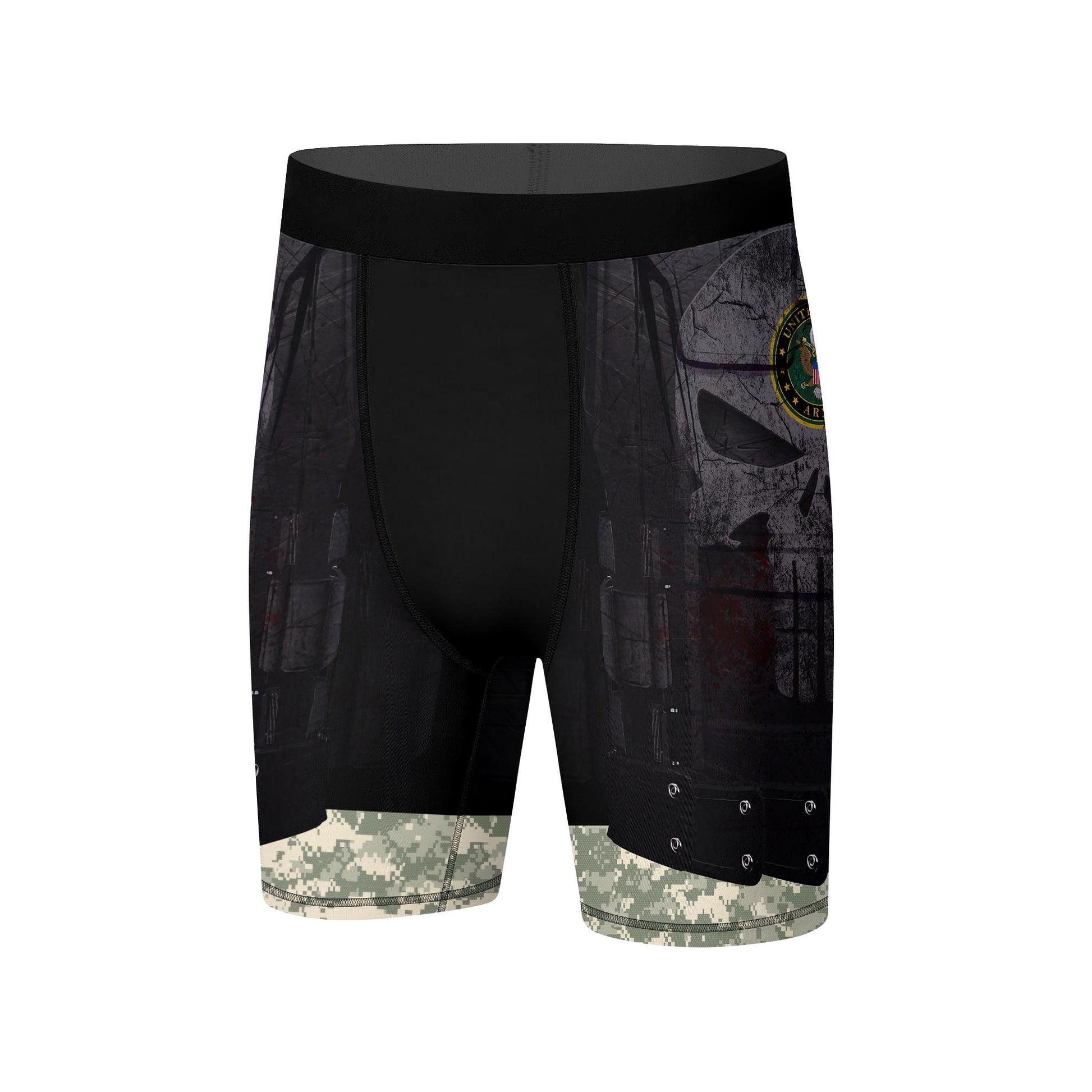 Punisher US Army Compression Shorts