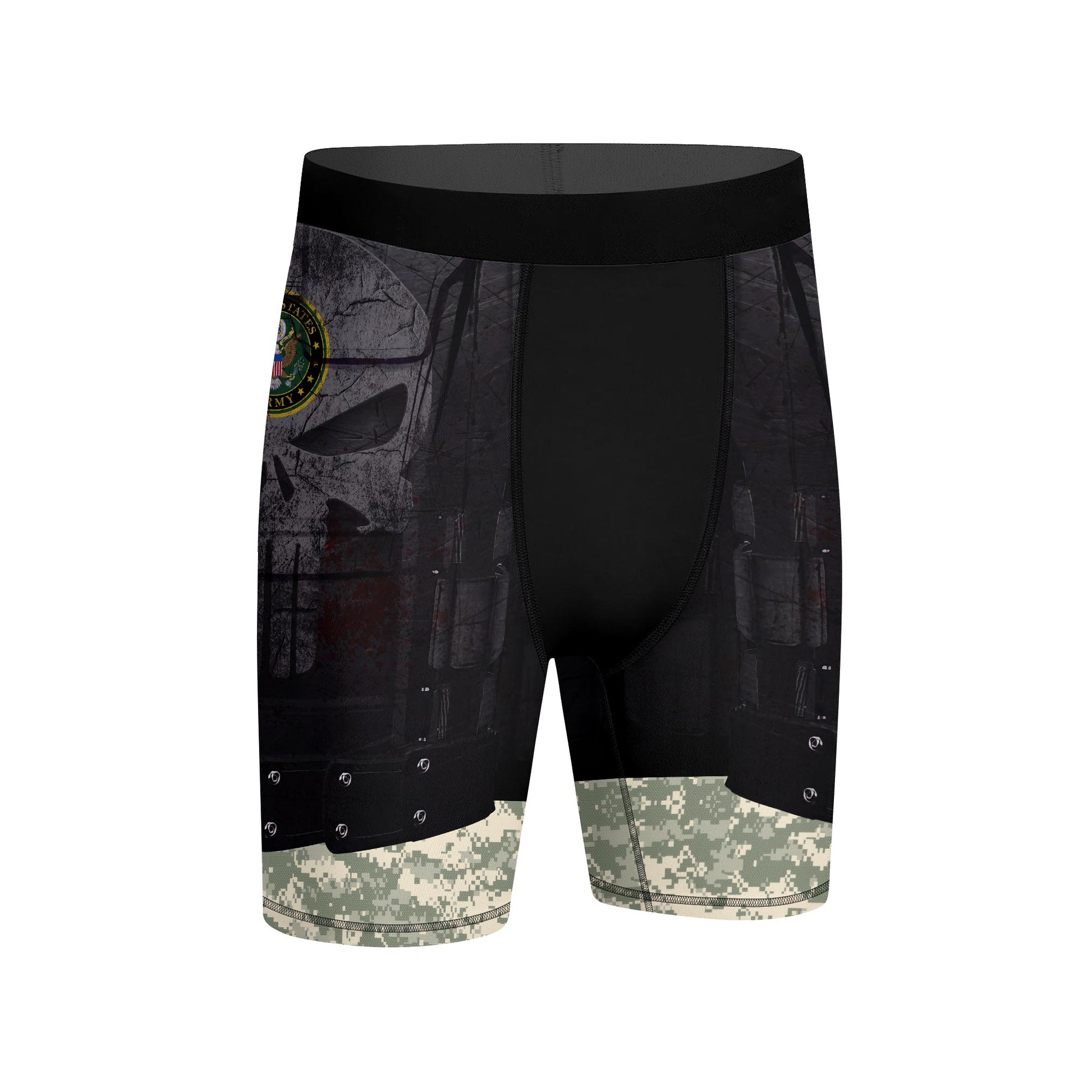 Punisher US Army Compression Shorts
