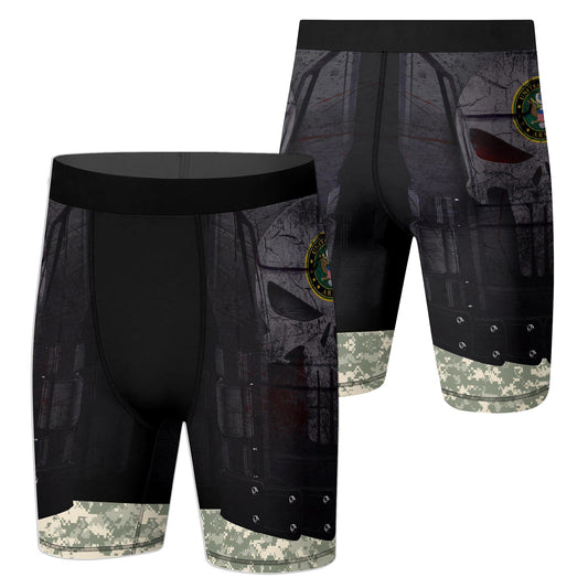 Punisher US Army Compression Shorts