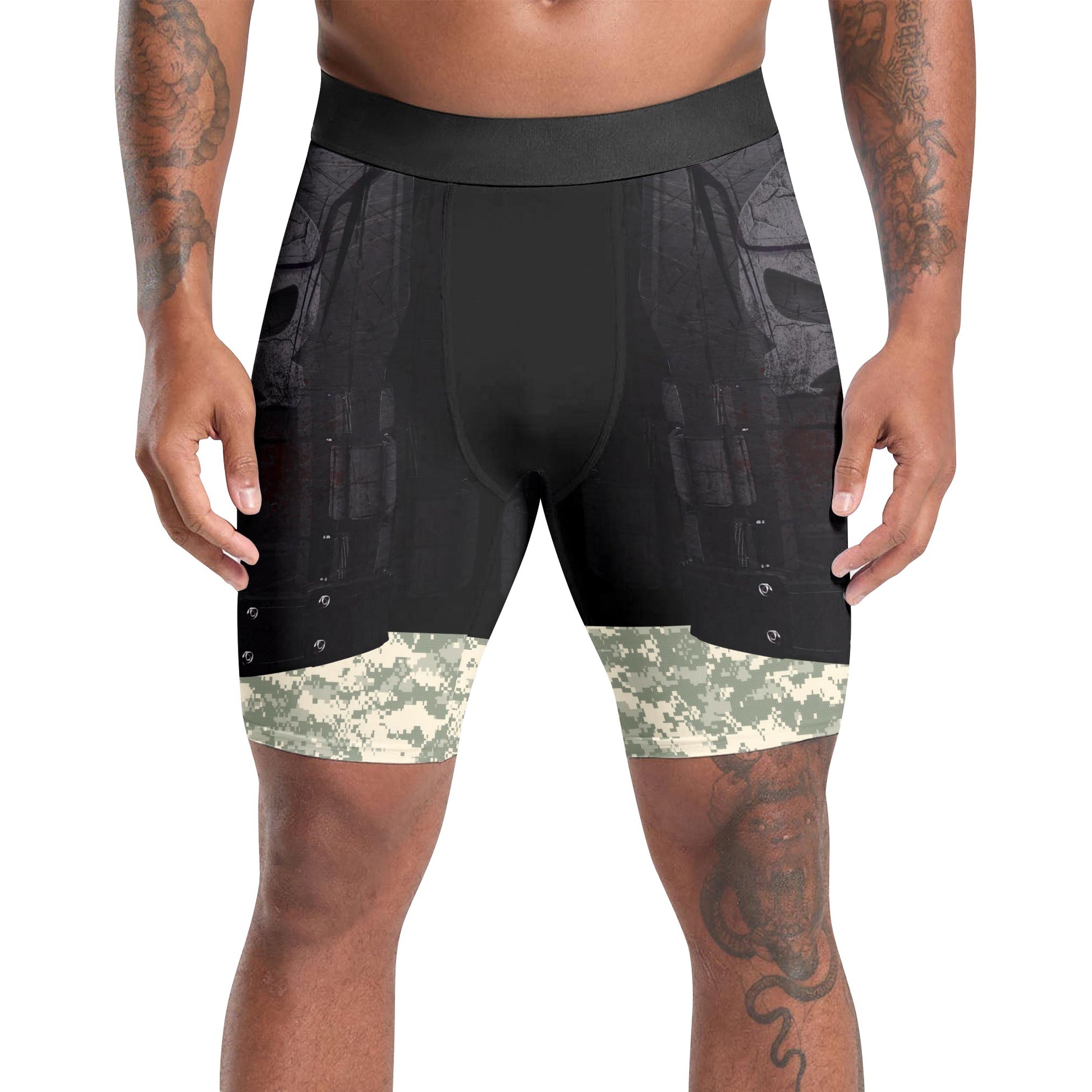 Punisher US Army Compression Shorts