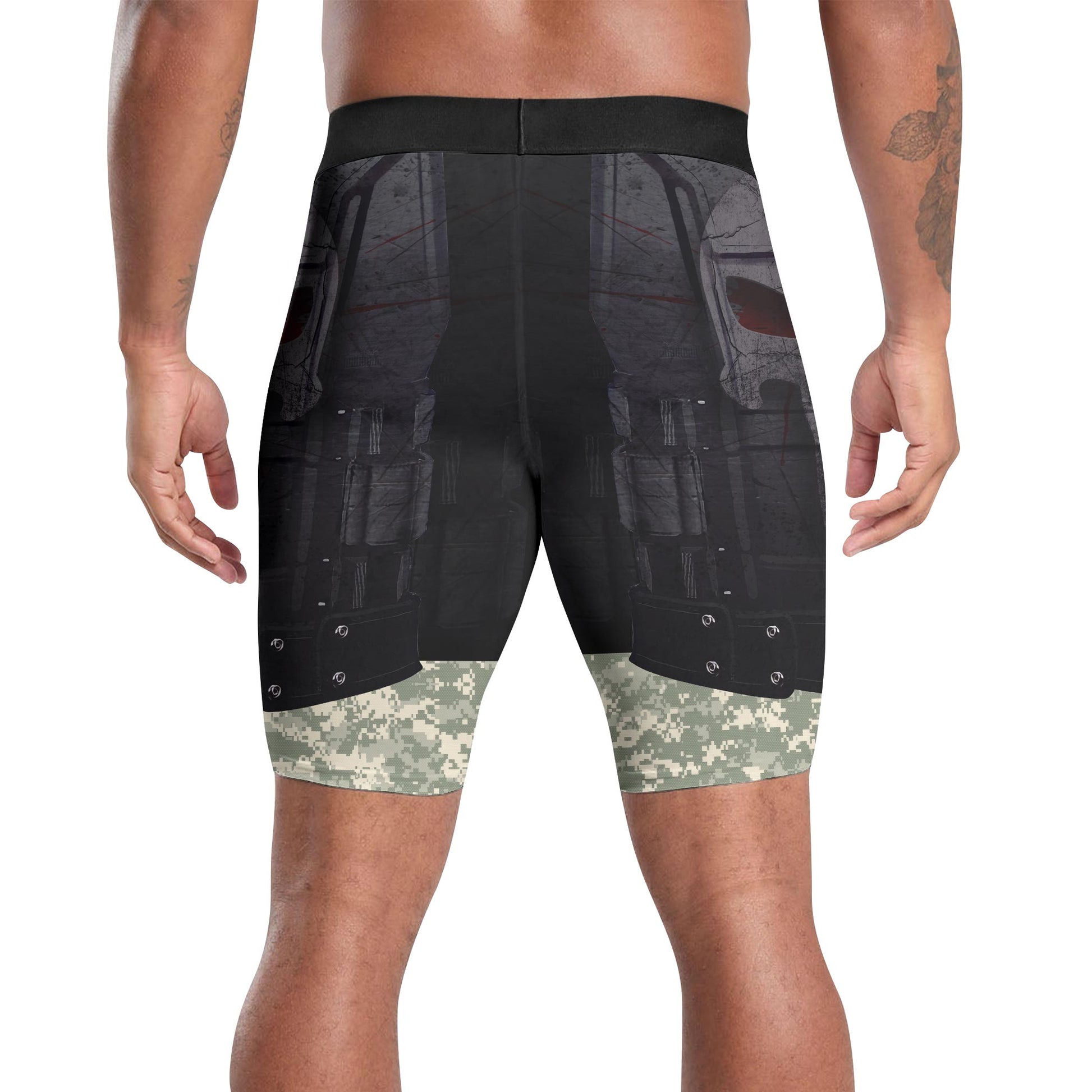 Punisher US Army Compression Shorts