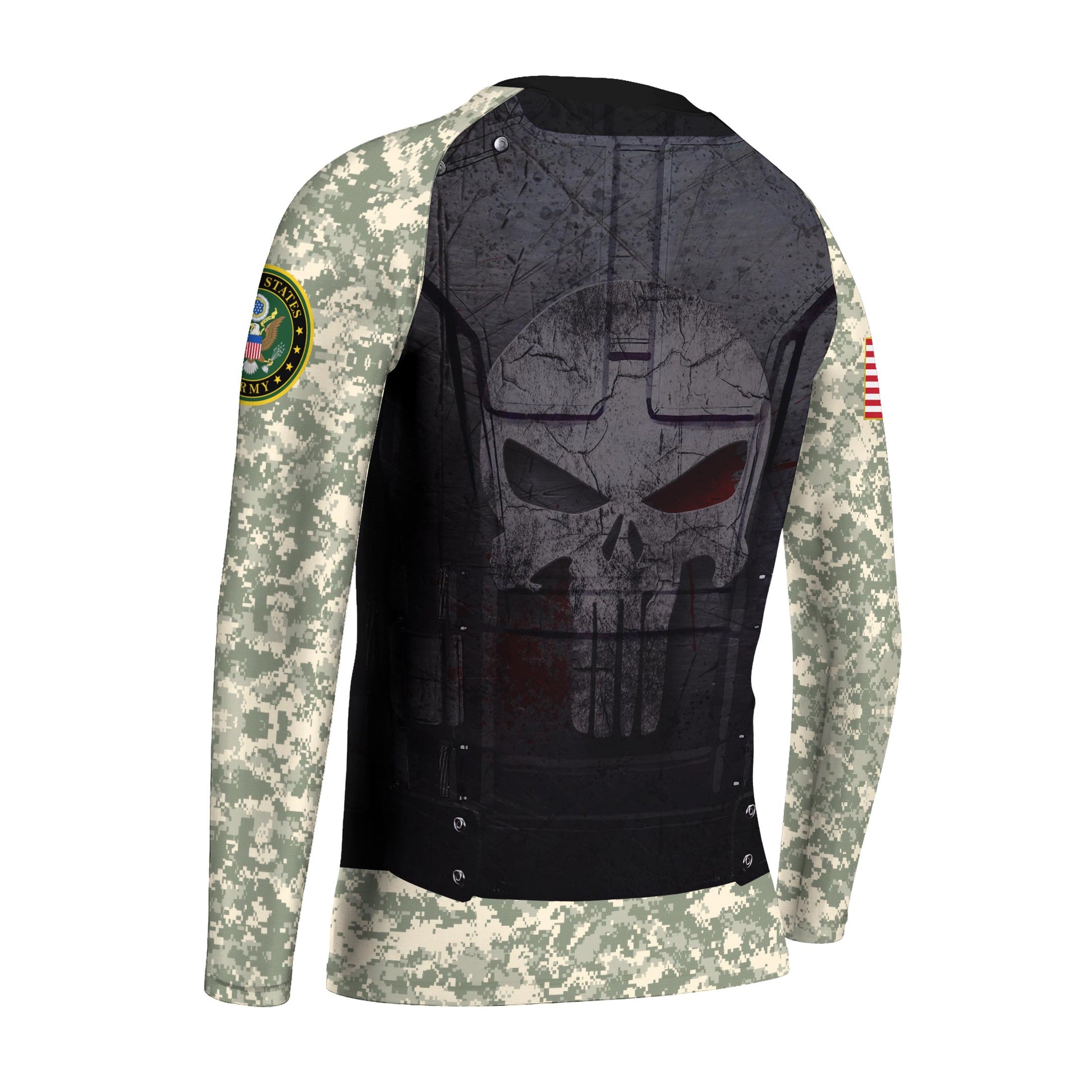 Punisher US Army Kids Rash Guard