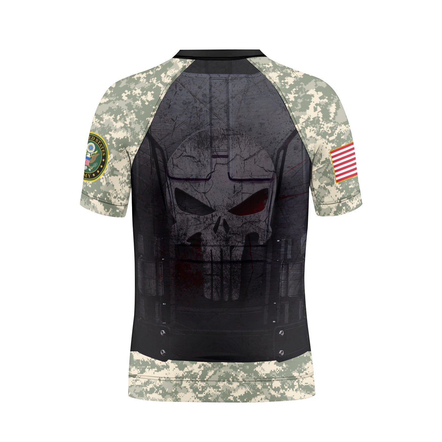 Punisher US Army Kids Rash Guard