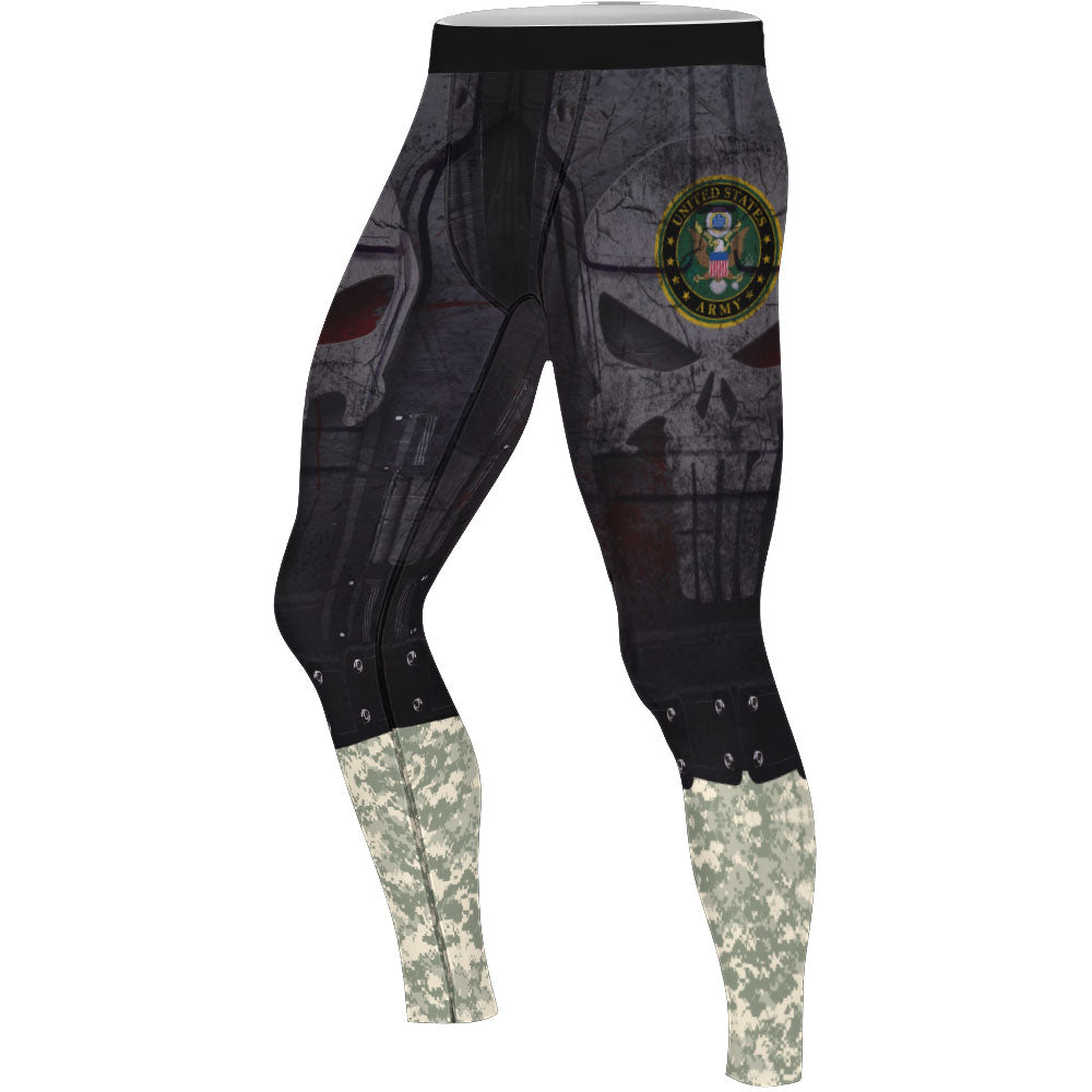 Punisher US Army Men's Compression Leggings