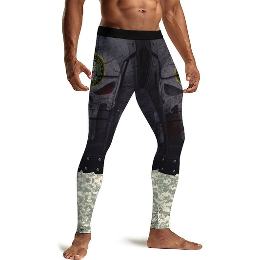 Punisher US Army Men's Compression Leggings