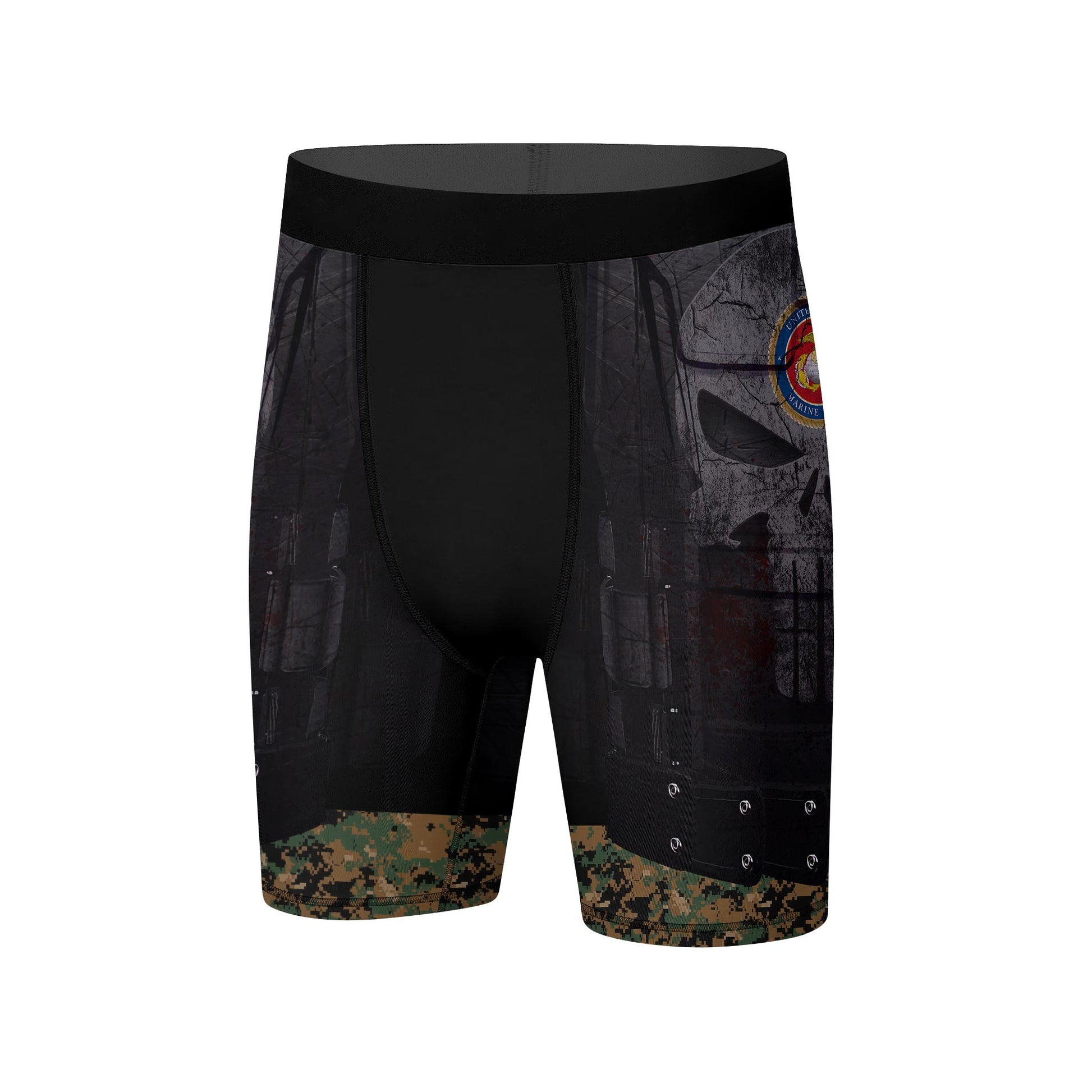 Punisher US Marine Compression Shorts