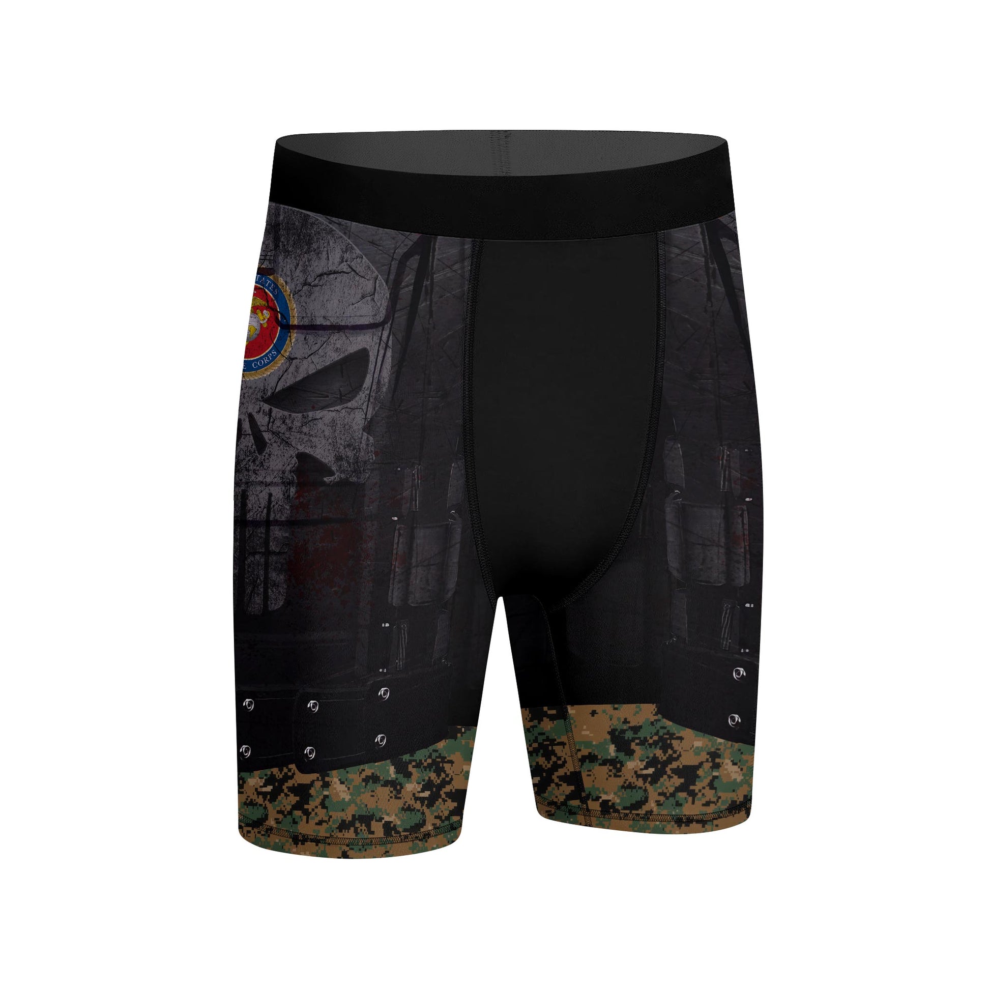 Punisher US Marine Compression Shorts