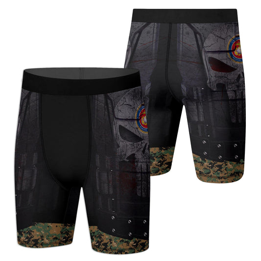 Punisher US Marine Compression Shorts