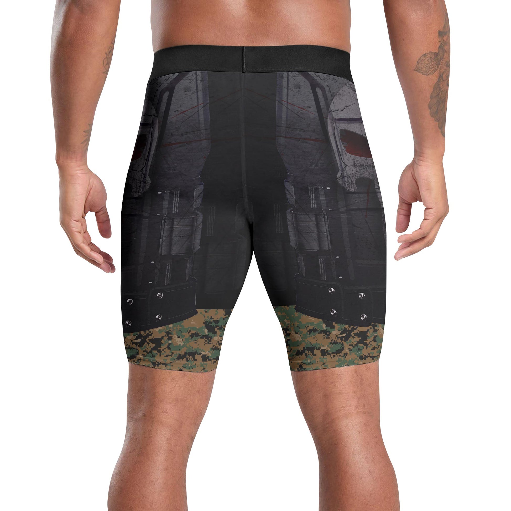 Punisher US Marine Compression Shorts