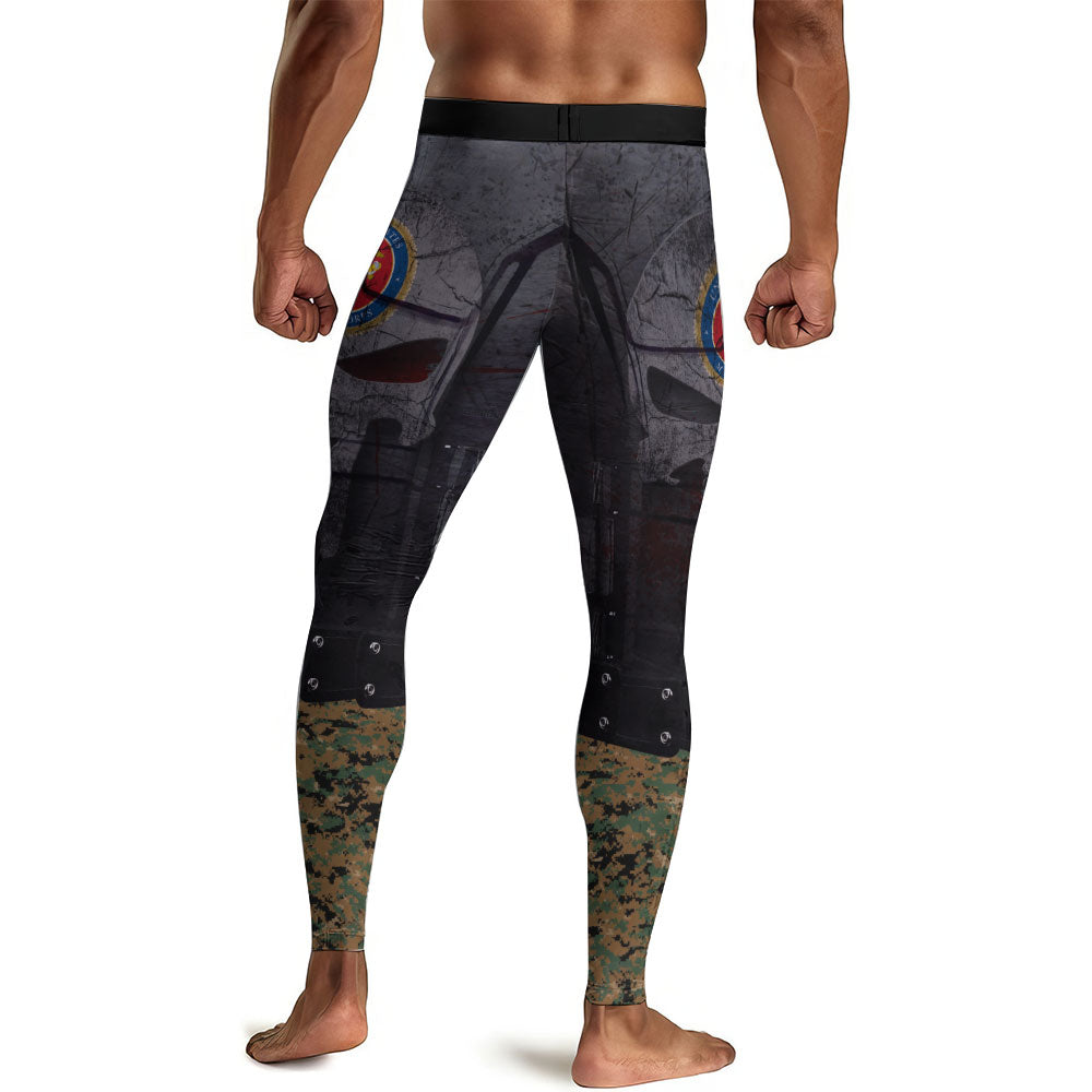 Punisher US Marine Men's Compression Leggings