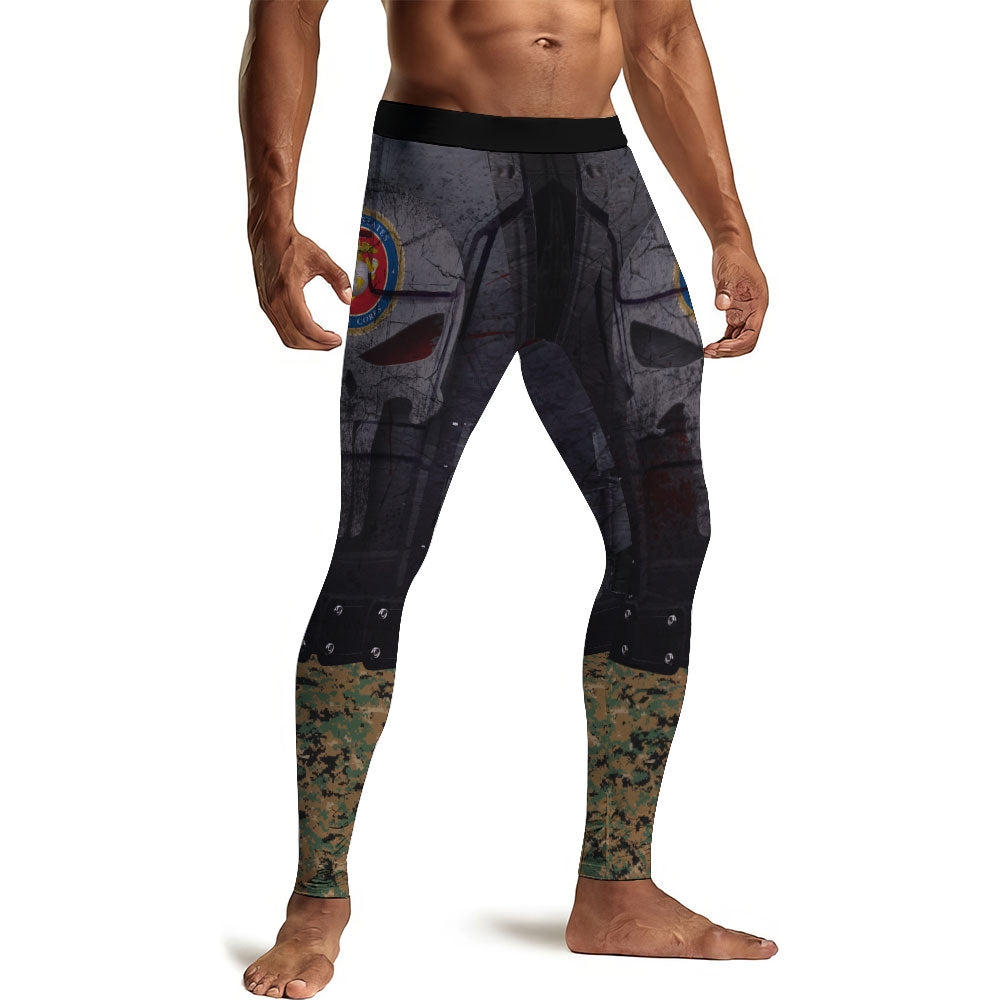 Punisher US Marine Men's Compression Leggings