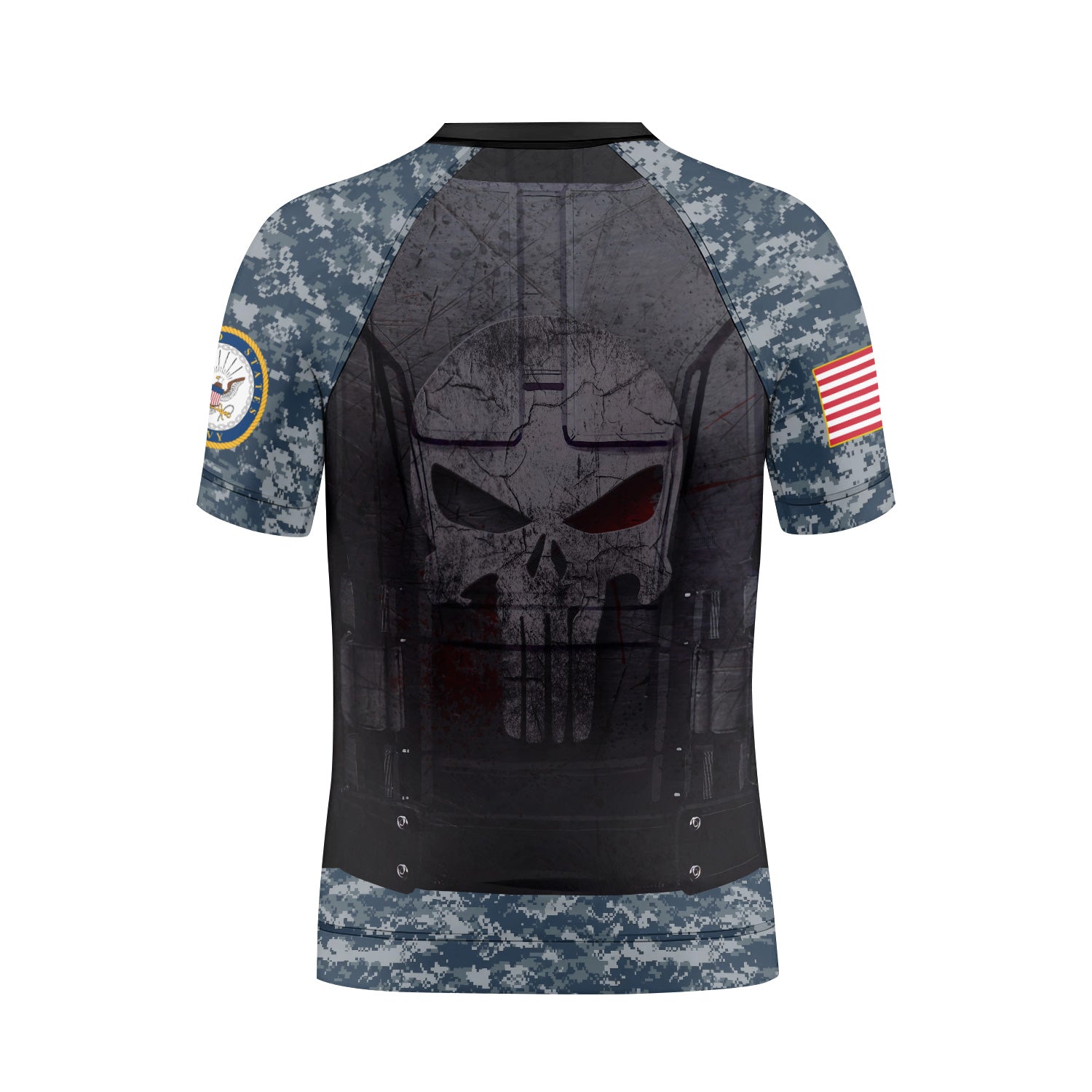 Punisher US Navy Kids Rash Guard