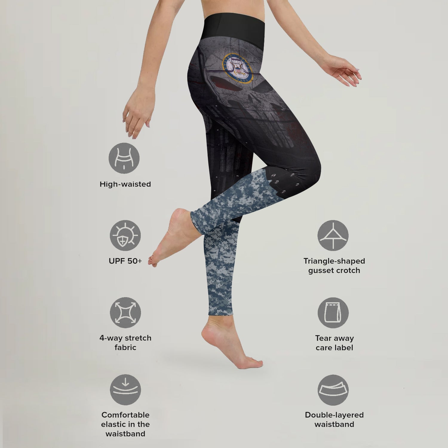 Punisher US Navy Leggings