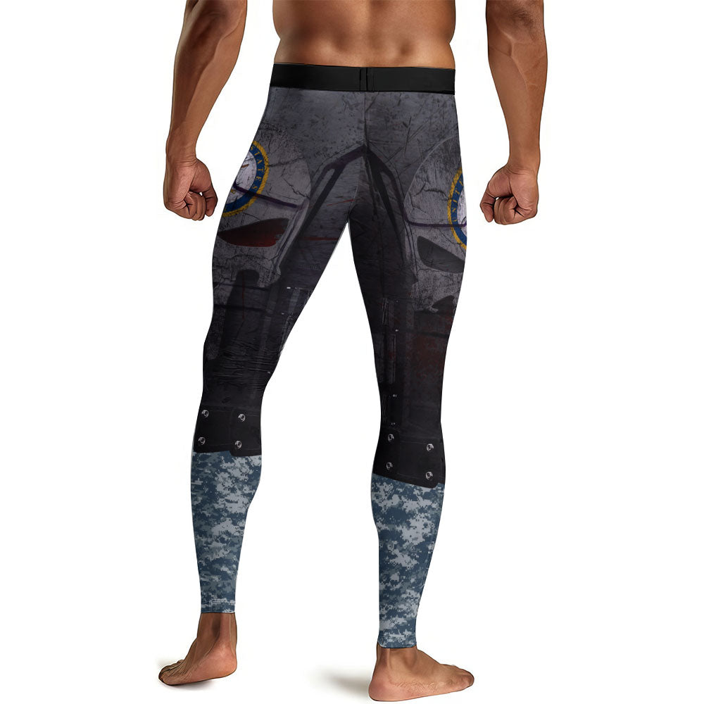 Punisher US Navy Men's Compression Leggings
