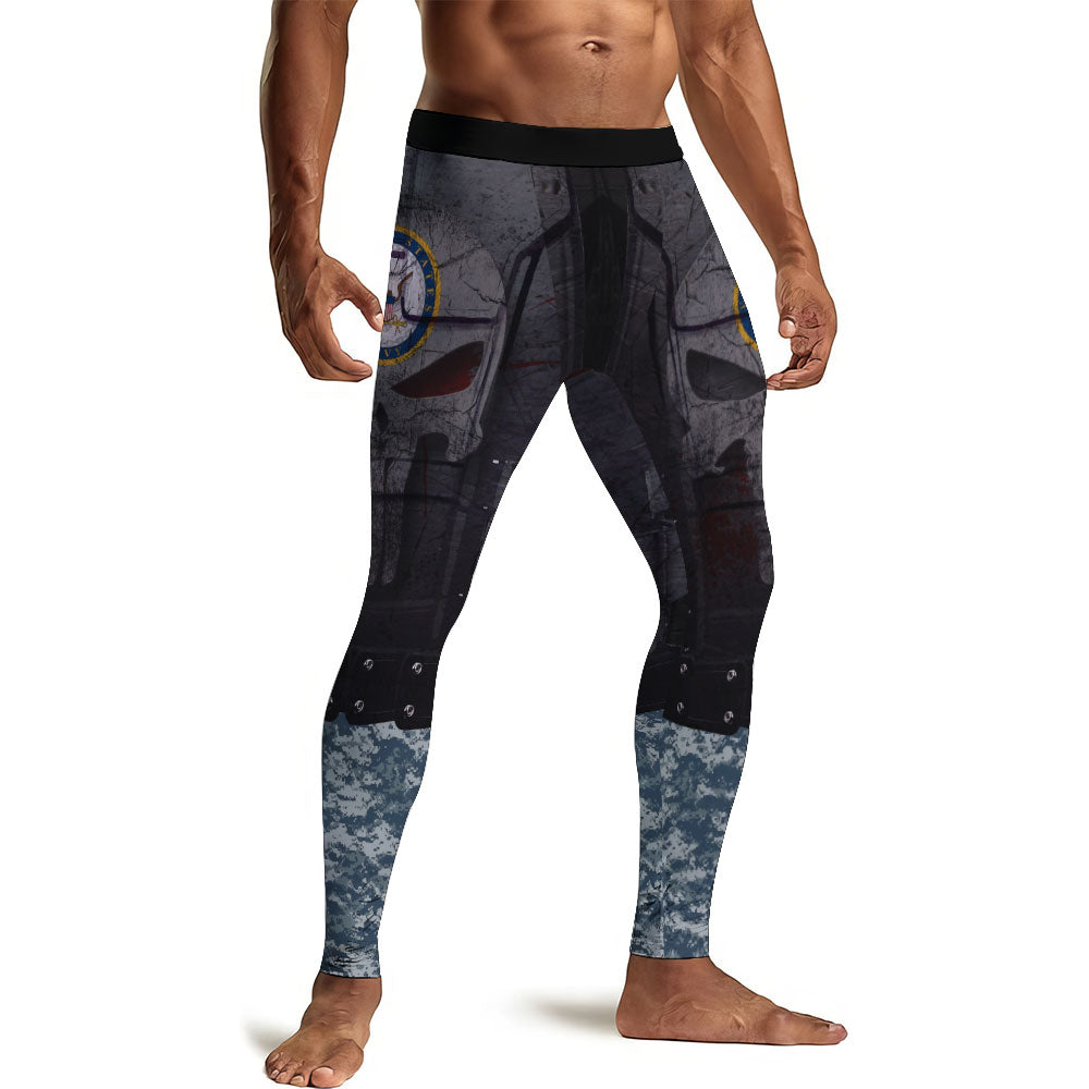 Punisher US Navy Men's Compression Leggings
