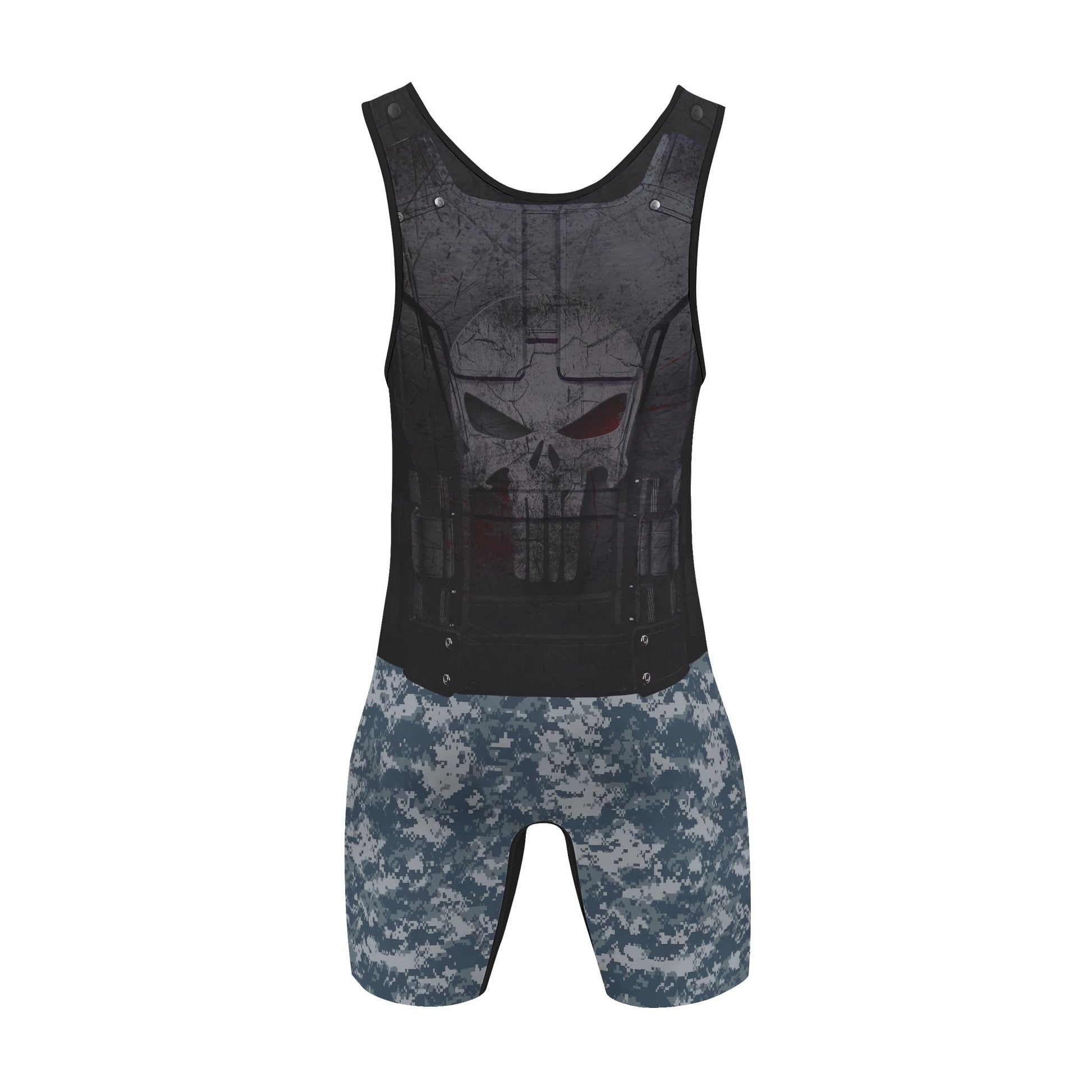 Punisher US Navy Wrestling Singlets