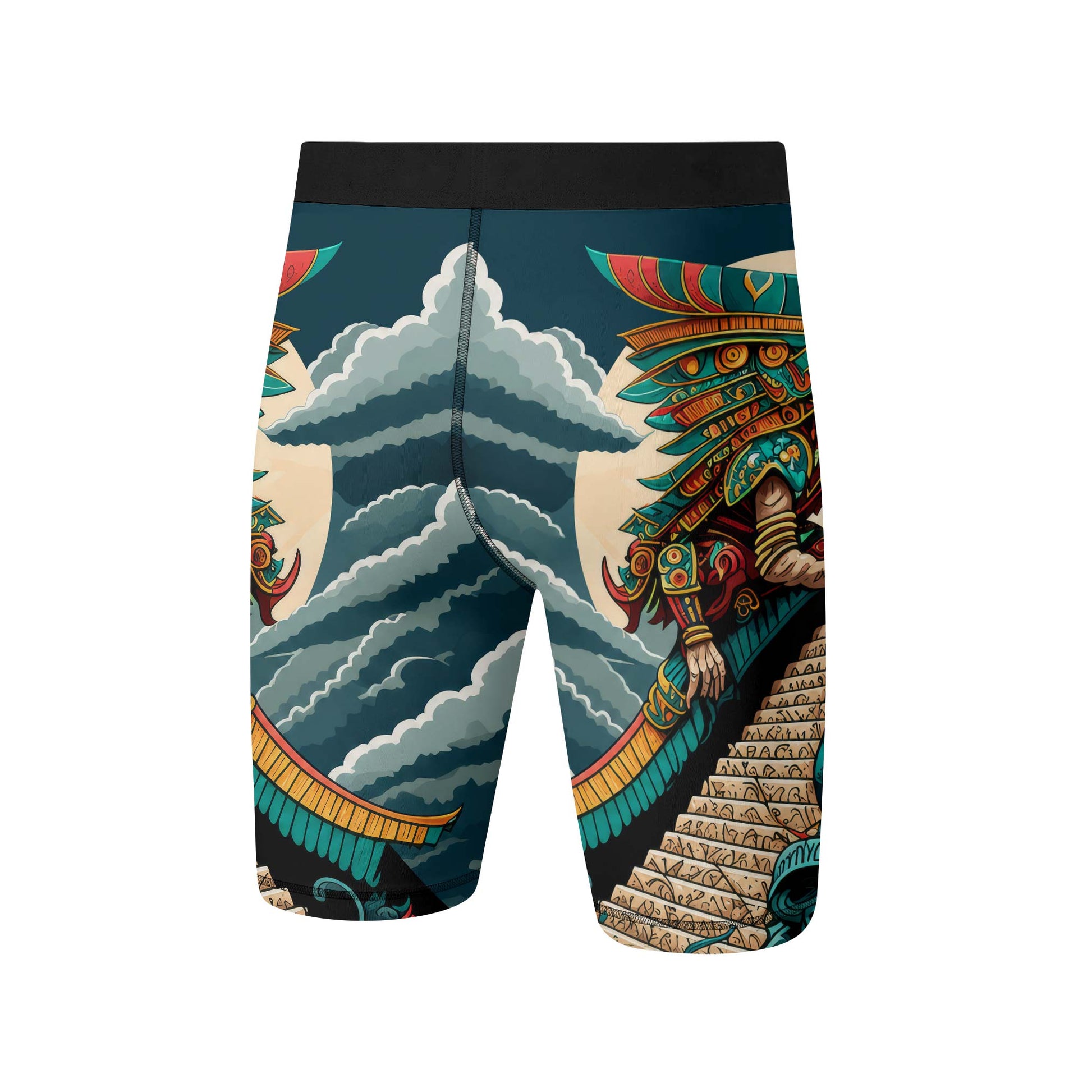Quetzalcoatl Snake God Compression Shorts