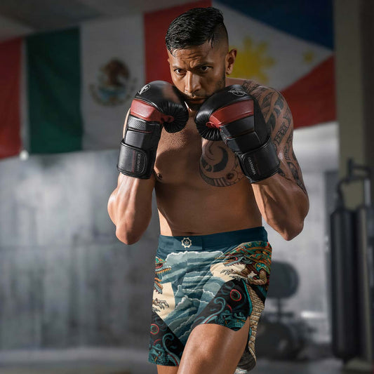 Quetzalcoatl Snake God Fight Shorts
