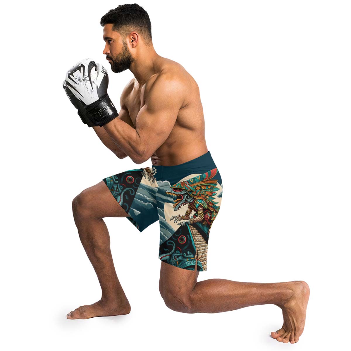 Quetzalcoatl Snake God Fight Shorts