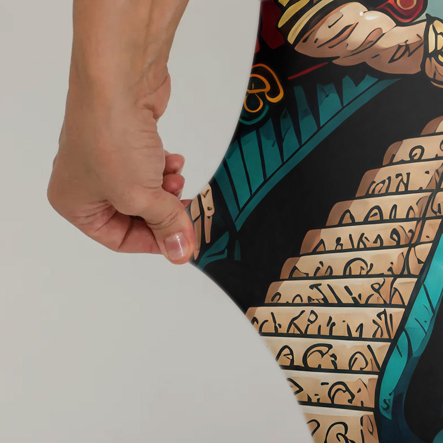 Quetzalcoatl Snake God Leggings