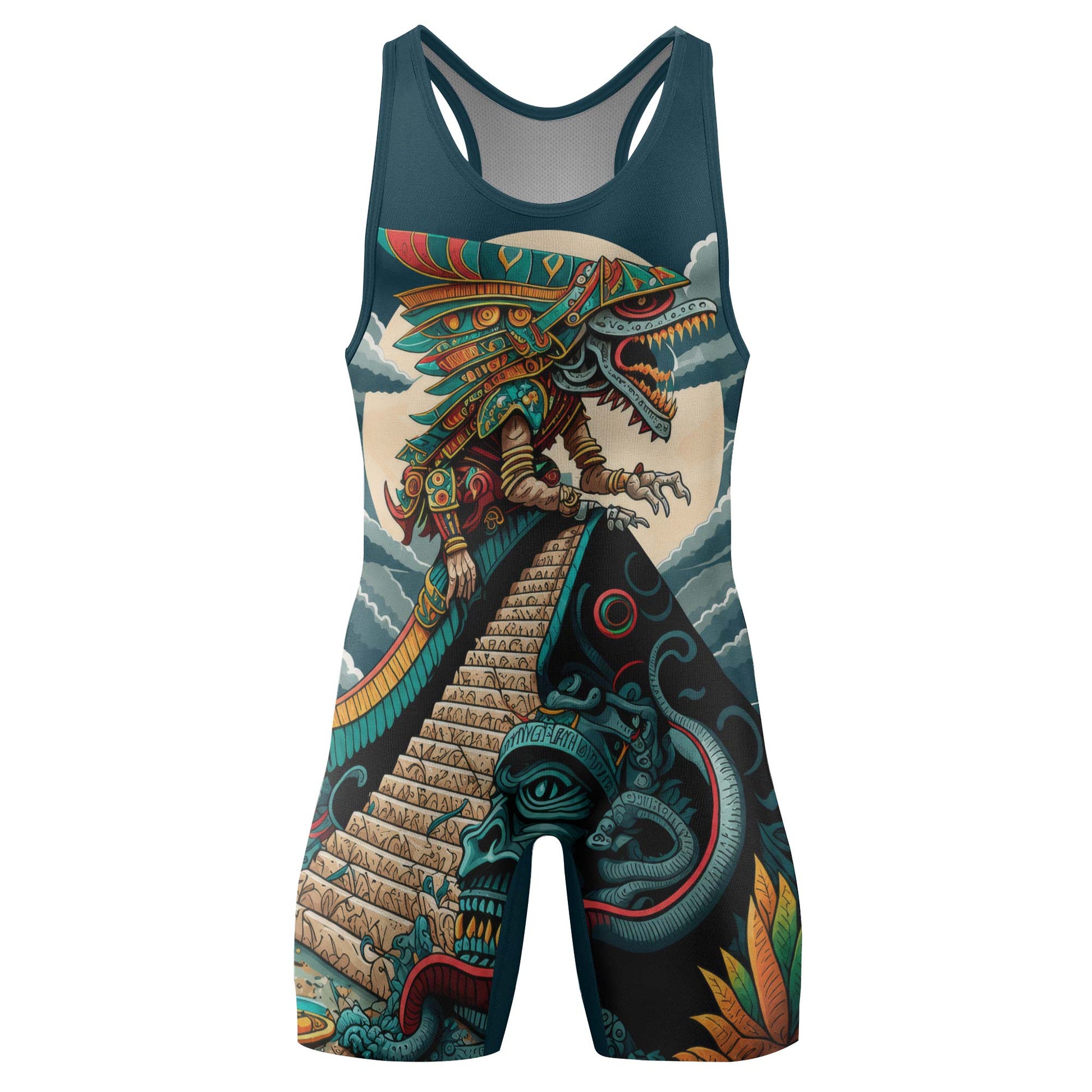 Quetzalcoatl Snake God Wrestling Singlets