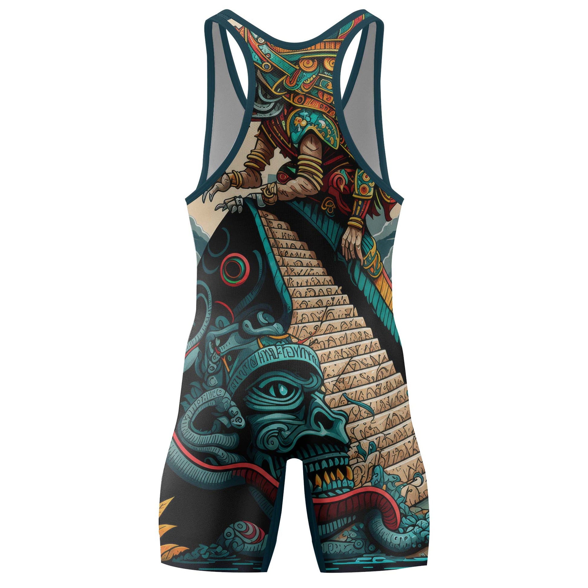 Quetzalcoatl Snake God Wrestling Singlets