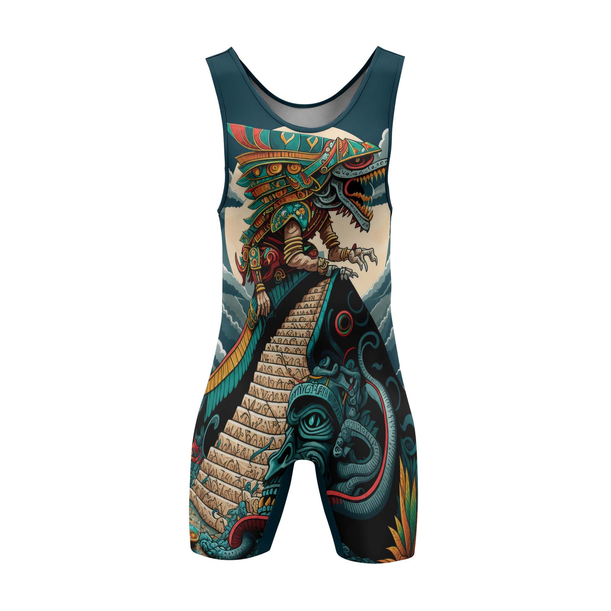 Quetzalcoatl Snake God Wrestling Singlets