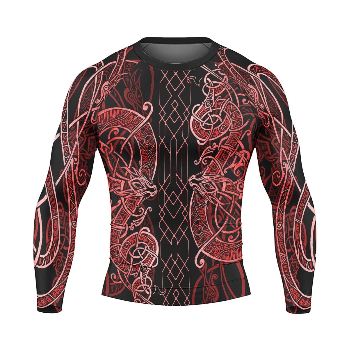 Viking Dragon Long Sleeve Rash Guard - BattleFitGear