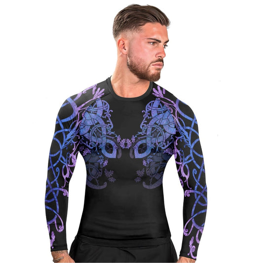 Norns & Nature Men's Long Sleeve Rash Guard - BattleFitGear