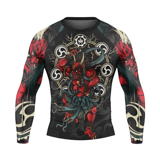 Raijin God Long Sleeve Rash Guard - BattleFitGear