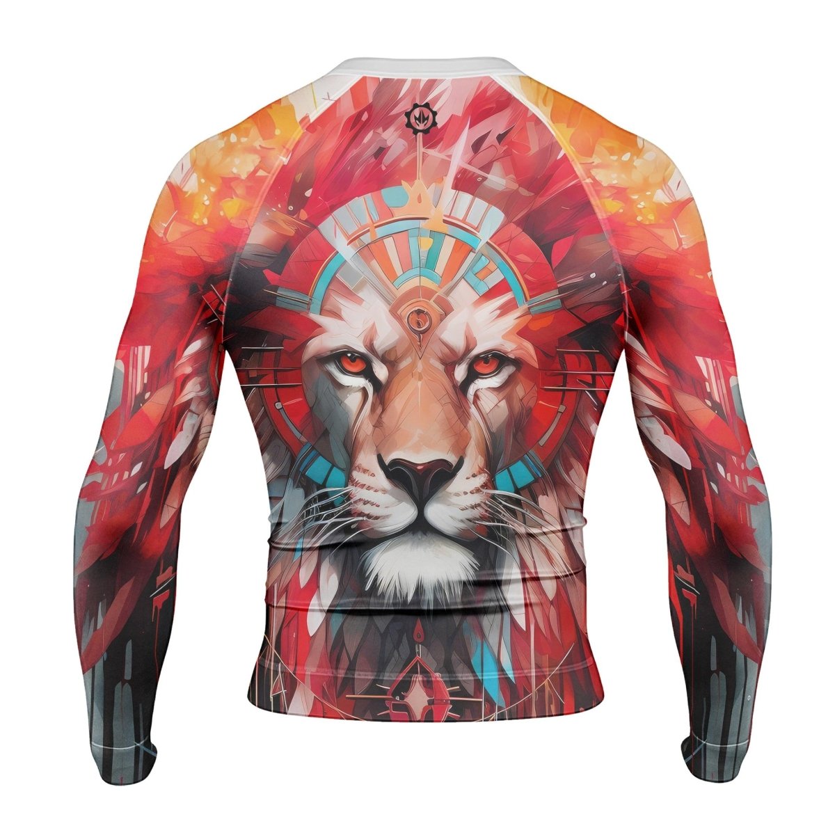 Lion Native Men's Long Sleeve Rash Guard - BattleFitGear