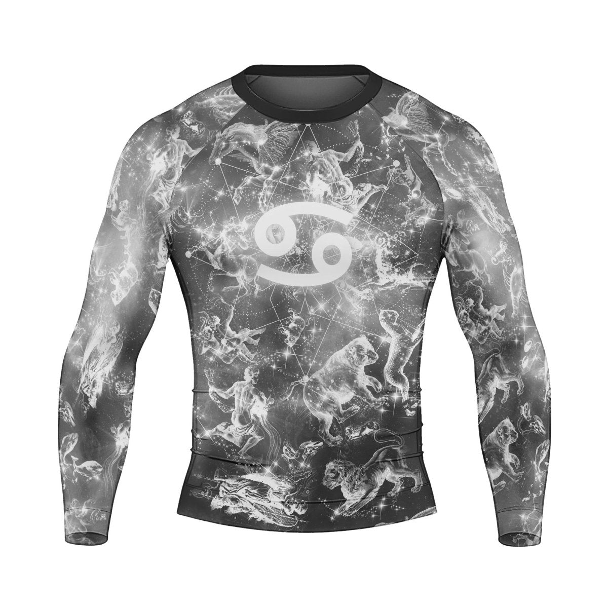 Personalized Zodiac Cancer Long Sleeve Rash Guard - BattleFitGear