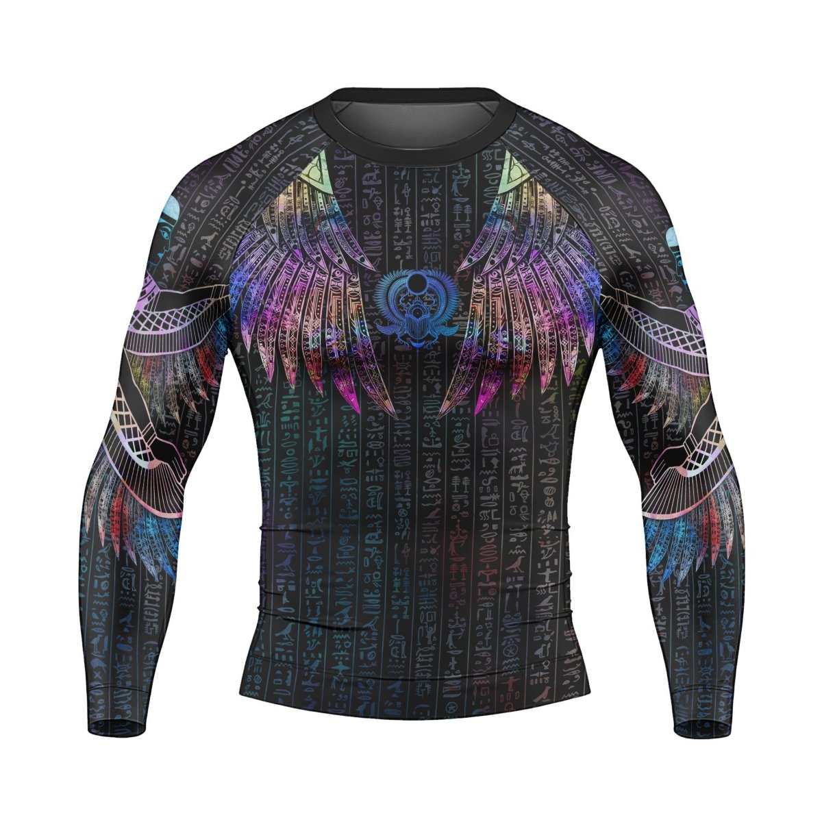 Goddess Of Motherly Love Aset Men's Long Sleeve Rash Guard - BattleFitGear